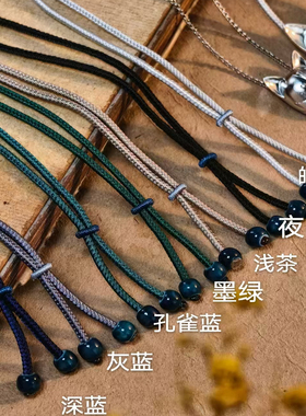 胸针项链古风雕刻可调节挂坠