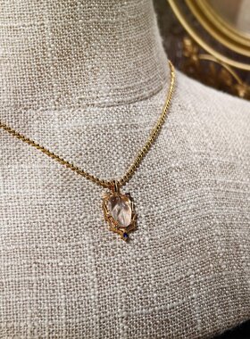 女叶子吊坠项链秋季款