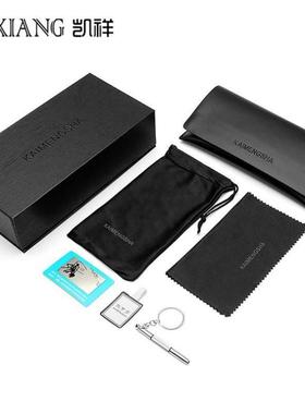 眼镜气质女士无边框多边墨镜时尚太阳镜舒适旅游百搭