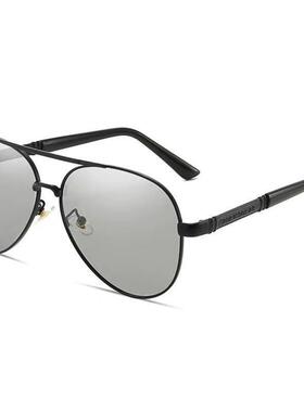 日夜两用变色太阳镜男开车驾驶司机镜偏光镜墨镜钓鱼眼镜新款感光