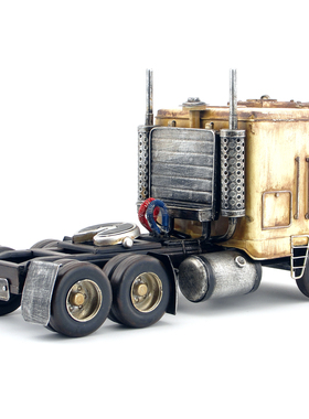 复古铁艺装饰品擎天柱电影卡车头经典复古货车头模型桌面怀旧摆件