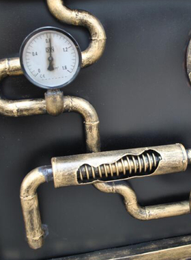 复古美式朋克风洗手盆台面卫生间创意工业风酒吧餐厅重金属装饰