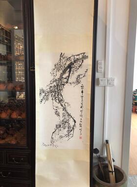 李昭泉七十年代墨梅图 三平方尺 梅花老画 国画中式 潮汕老画家