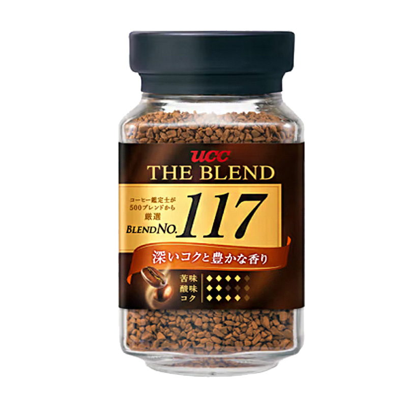 日本进口UCC117黑咖啡90g瓶装速溶无蔗糖美式提神健身纯苦咖啡粉 - 图3