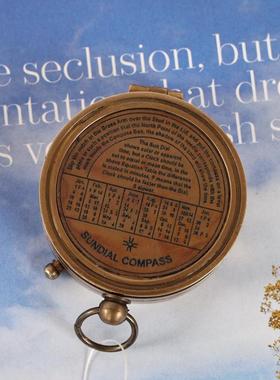 指南针日晷双用装饰摆件