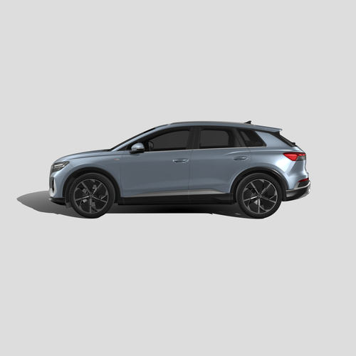 2.奥迪Q4 e-tron 汽车3D模型 三维轿车FBX模型PBR写实模型Blender - 图0