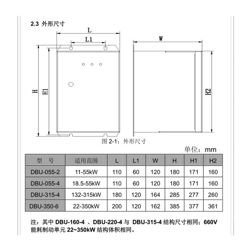 议价制动单元 DBU-160-4 160KW 配套使用现货议价 - 图3