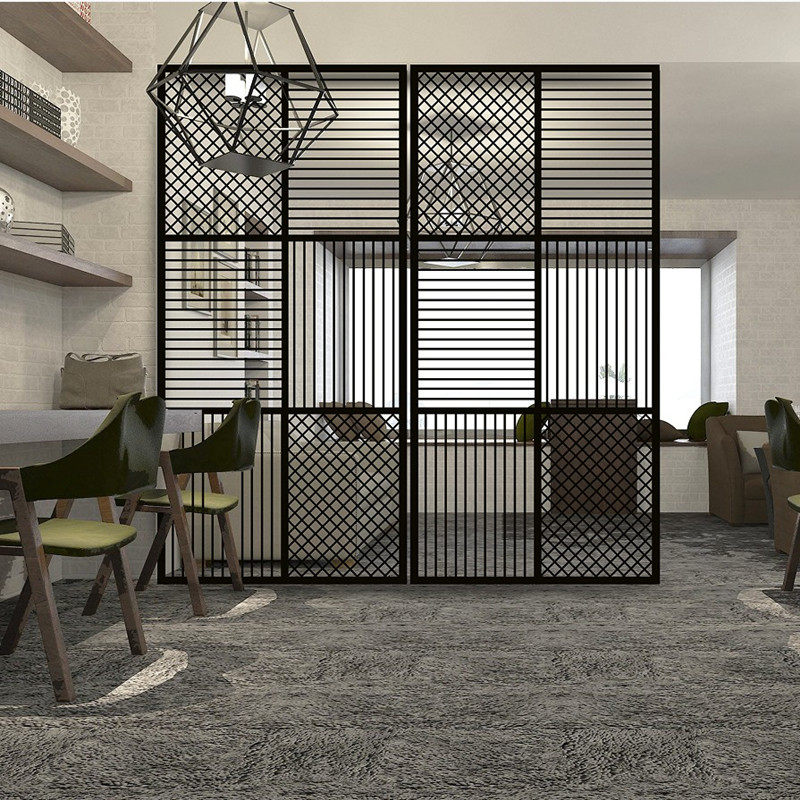 铁丝网背景墙铁艺网吊顶网格隔断铁艺隔断装饰工业风网格墙面装饰