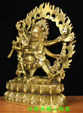 纯铜大黑天密宗可装藏
