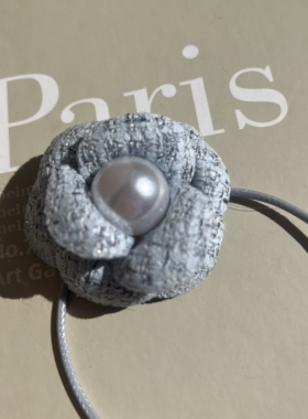 超仙珍珠山茶花项链choker