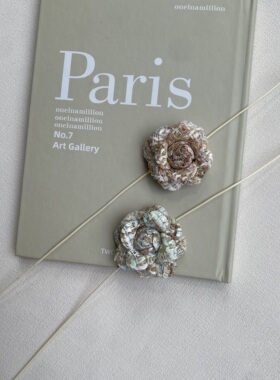 法式小香风项链choker女款设计感