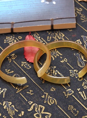 天然手镯羊角民族女款