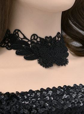 蕾丝遮疤痕饰品脖子装饰