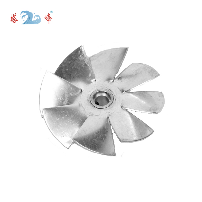 铝合金散热小风叶金属小叶轮DIY工具耐高温直径70mm - 图0