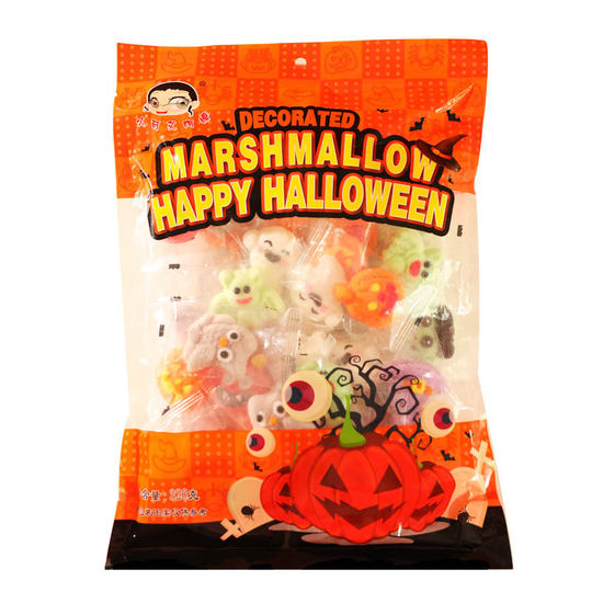 Halloween spoof fruit party marshmallows