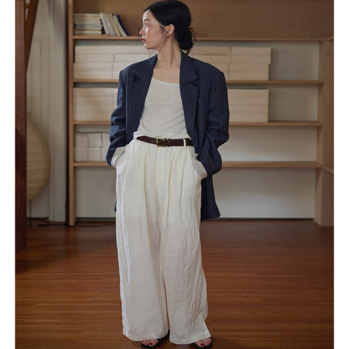 素衣彼时3612春秋高端西装外套纸样慵懒感休闲廓形西装外套女样板 - 图3