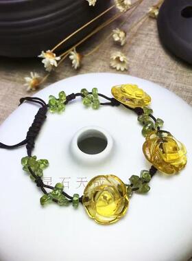 手链百搭饰品天然黄水晶