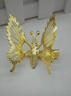金属蝴蝶发夹弹簧会抖动蝴蝶发卡