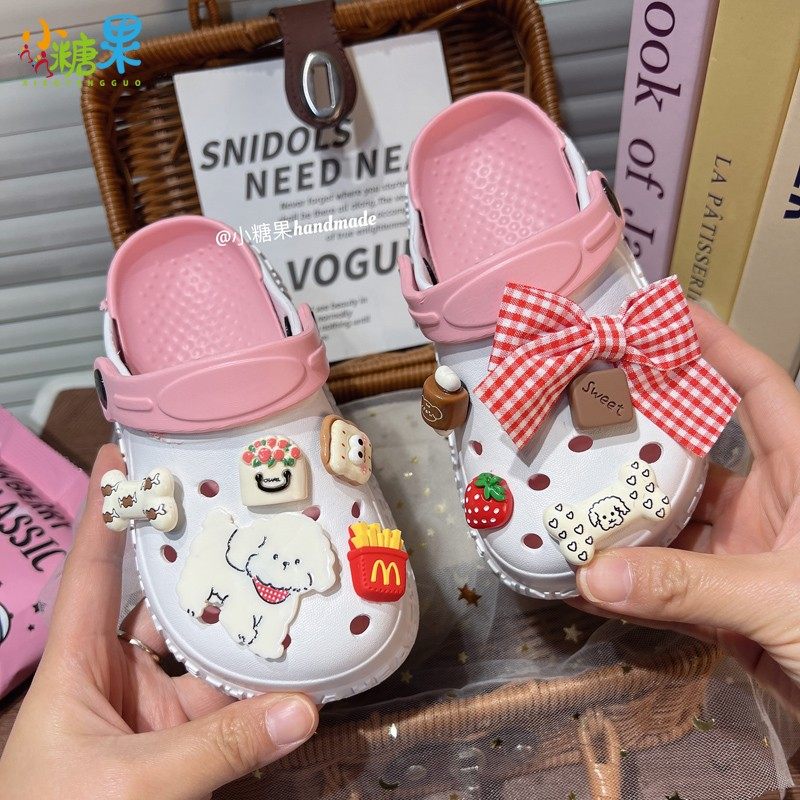 女孩超好看洞洞鞋女款2026新款儿童软底防滑女童拖鞋夏外穿洋气女,淘宝优惠券,粉丝福利购,淘宝优惠卷