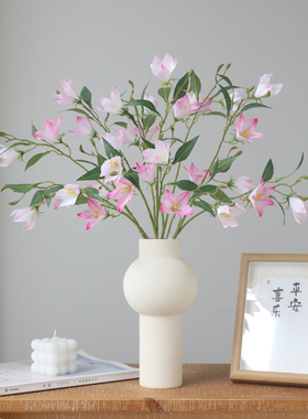 小众家居装饰风铃花仿真花