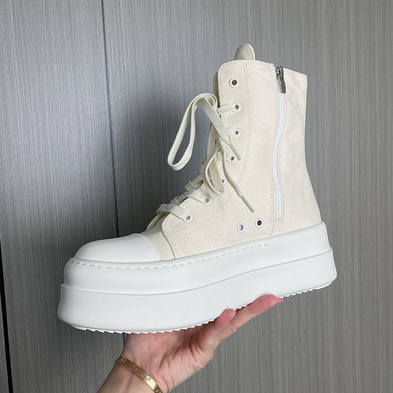 经典高帮潮鞋男网布鞋厚底增高板鞋时尚百搭网红短靴,淘宝优惠券,粉丝福利购,淘宝优惠卷