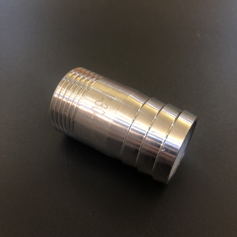 201/304不锈钢皮管接头/宝塔软管接头/圆管外丝/水暖配件/4分 6分