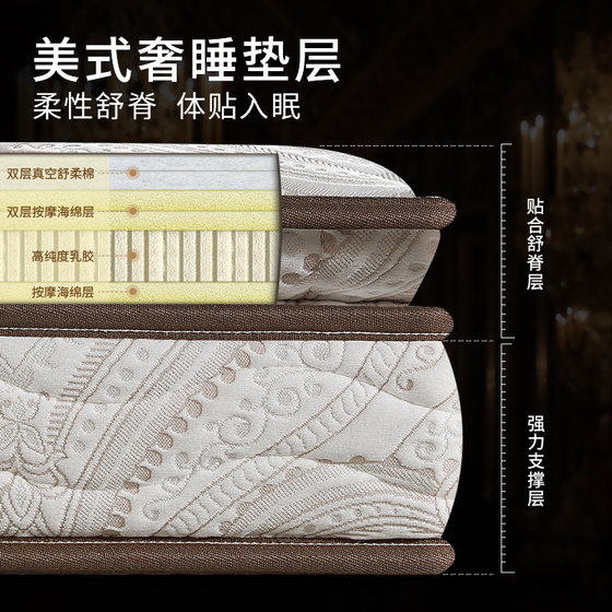 Yalan Palace Five Zone Spine Protective Natural Latex Mattress