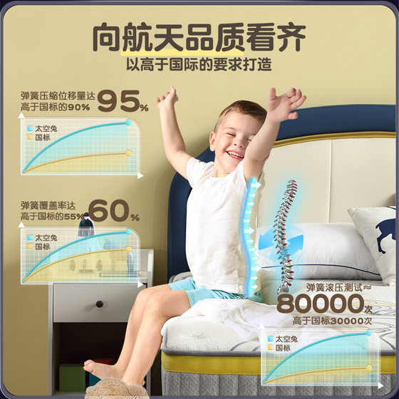 Yalan children's mattress antibacterial and anti-mite coconut palm