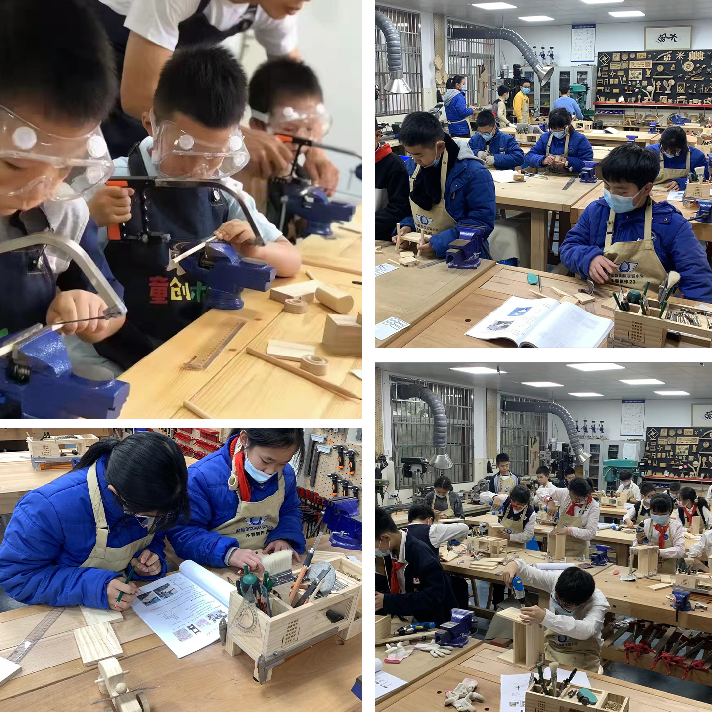 实木圆木板烙画薄木片儿童中小学DIY手工制作绘画彩绘装饰实木板 - 图3