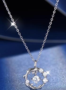 好运锦鲤莫比乌斯项链女款纯银2025新款爆款轻奢小众高级生日礼物