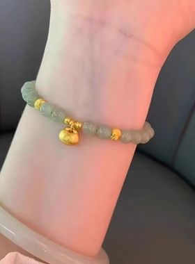 超仙气小胖福手链女ins小众设计高级感仿和田玉手串甜美时尚礼物