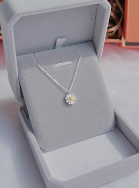 小雏菊项链女轻奢小众设计高级感2025年新款小花锁骨链送女友礼物