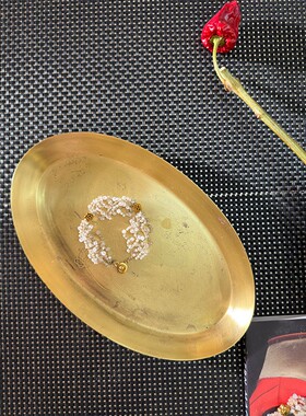 《月光石里的山茶花手链》月光石非遗钩编工艺浪漫唯美手链