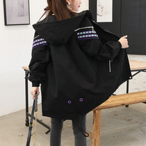 Pregnancy Woman Dress Spring Loaded Blouse Fashion Loose Large Size Woman 200 catty Waist Display Slim Pregnant Woman Wind Coat Jacket Mid-Length