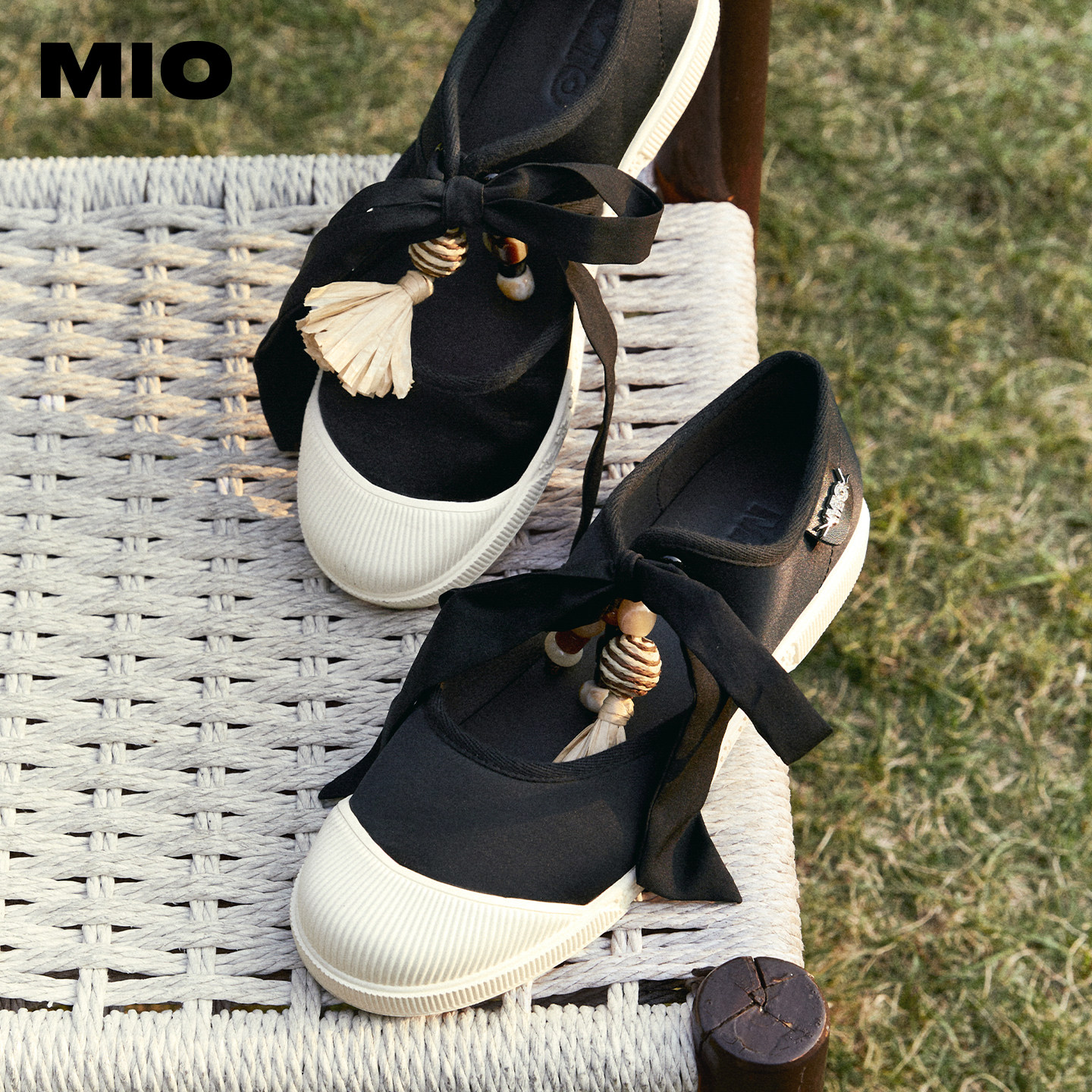 MIO米奥女鞋芭蕾运动玛丽珍2026春季新款波嬉风波点丝带饼干板鞋,淘宝优惠券,粉丝福利购,淘宝优惠卷