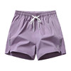 Can hold mobile phone pocket in summer sports, leisure, fitness, running training, Xiuhe quick-drying breathable three-point men's shorts