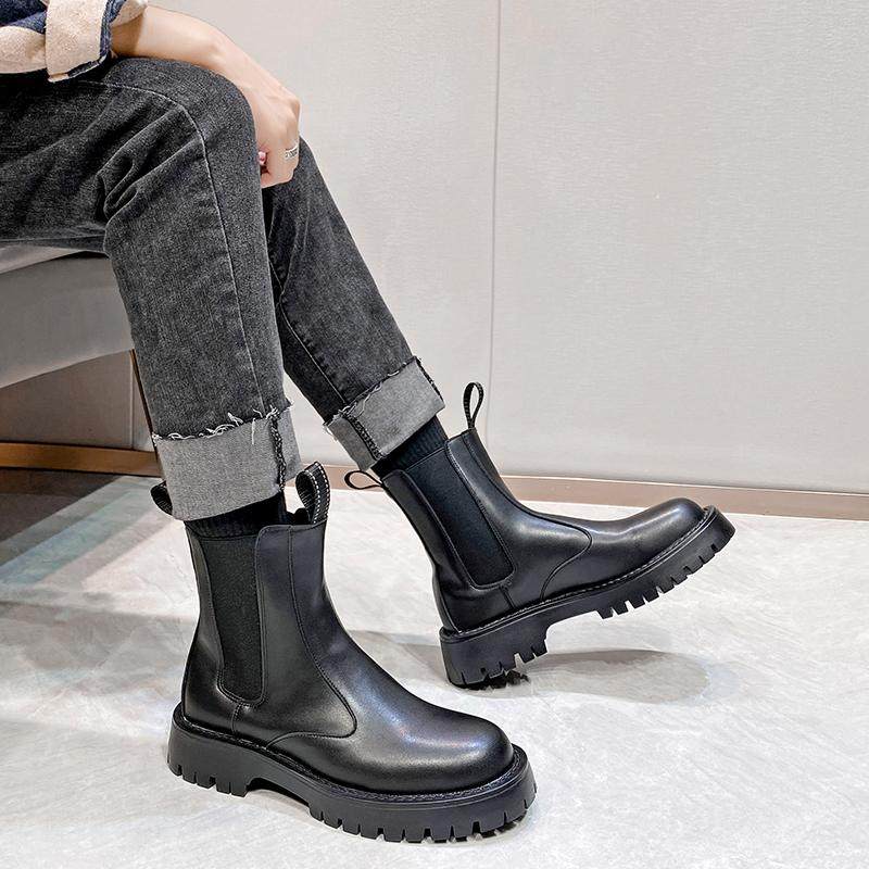 冬季新款大码男鞋45加宽加大46高帮英伦马丁靴47加绒保暖切尔西靴,淘宝优惠券,粉丝福利购,淘宝优惠卷