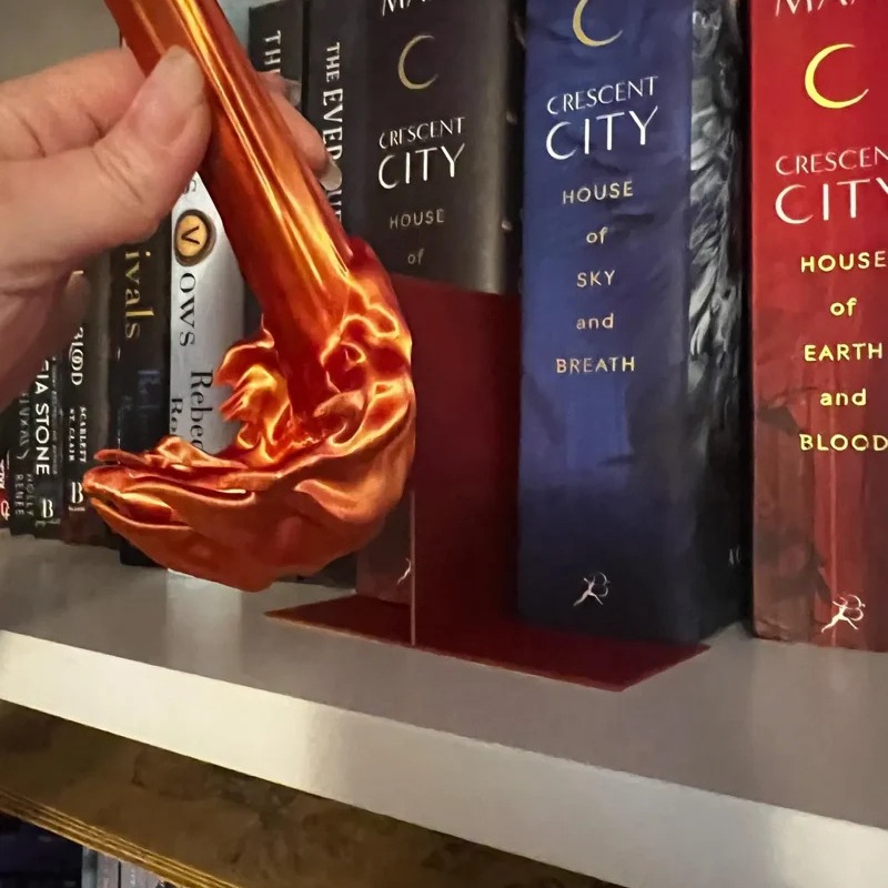 跨境新品 Dragon Flame Book Nook 龙焰书角 墙壁装饰礼物 - 图2