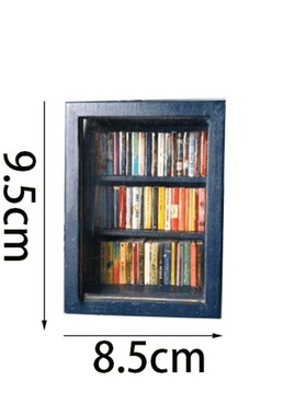 亚马逊热销Wooden Pocket Anxiety Bookshelf 创意解压书架礼物