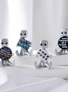 跨境新品Your Anxiety Is A Lying H*e Robot焦虑说谎机器人