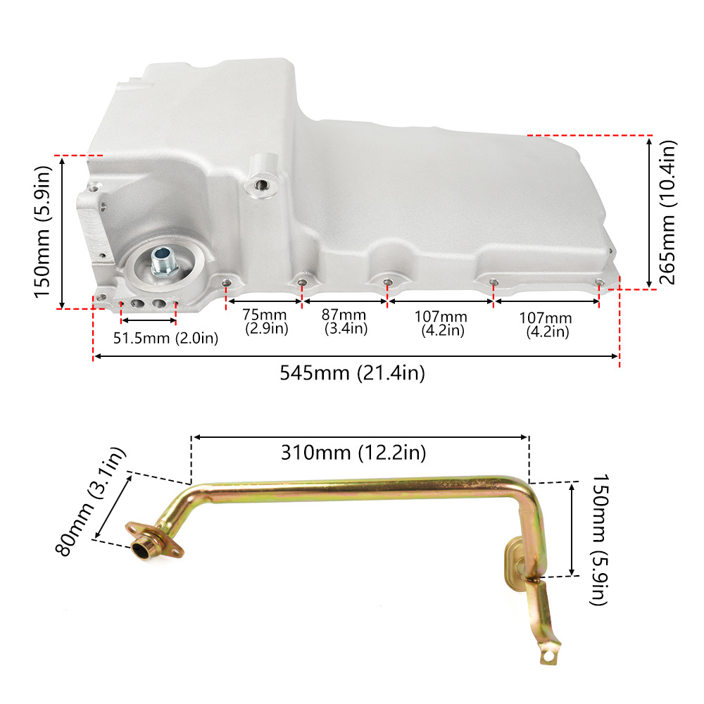 适用于GM LS1 LS2 LS3发动机55-87 302-1LS交换改装油底壳套件 - 图1