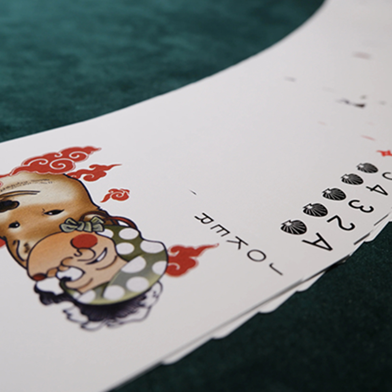 培根扑克牌 秋田犬 Akita 忠犬八公 日式设计插画花切魔术收藏牌