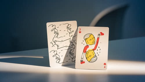 培根花切扑克 T11出品 Shantell Martin 黑白涂鸦 花切收藏纸牌 - 图3