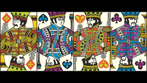 培根扑克牌 The Beatles 披头士 T11出品 进口花切魔术收藏 - 图3