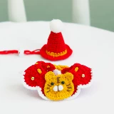 Шерстяная шапка, чокер, праздничнный шарф