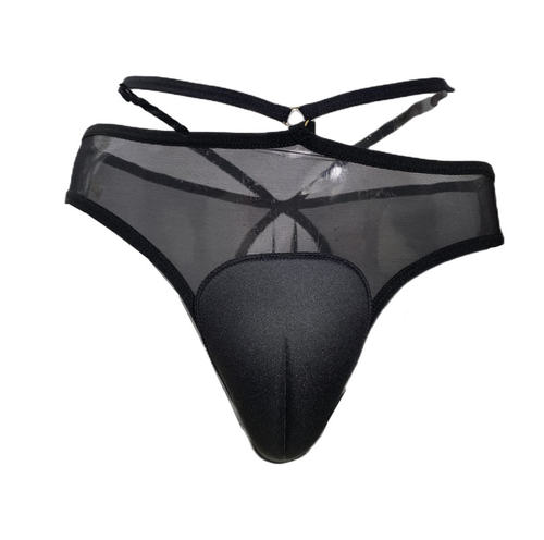 苾美 性感吊缀款 性感内裤CD变装鲍鱼线裤 定形护裆底裤 - 图2