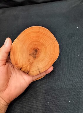 围炉煮茶实木崖柏茶杯垫隔热垫茶壶垫子茶具配件家用杯托功夫茶托