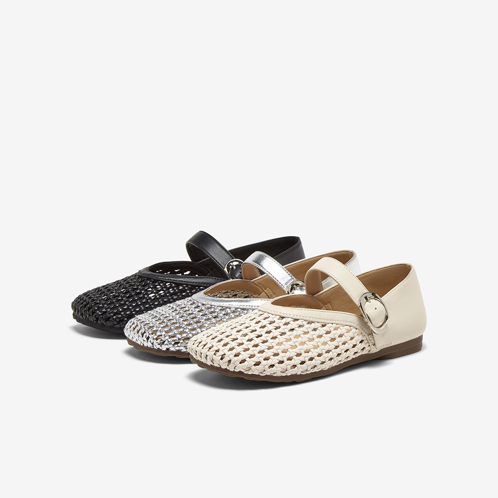 百思图2025夏季新款镂空透气玛丽珍鞋平底圆头女浅口单鞋W5691BQ5,淘宝优惠券,粉丝福利购,淘宝优惠卷