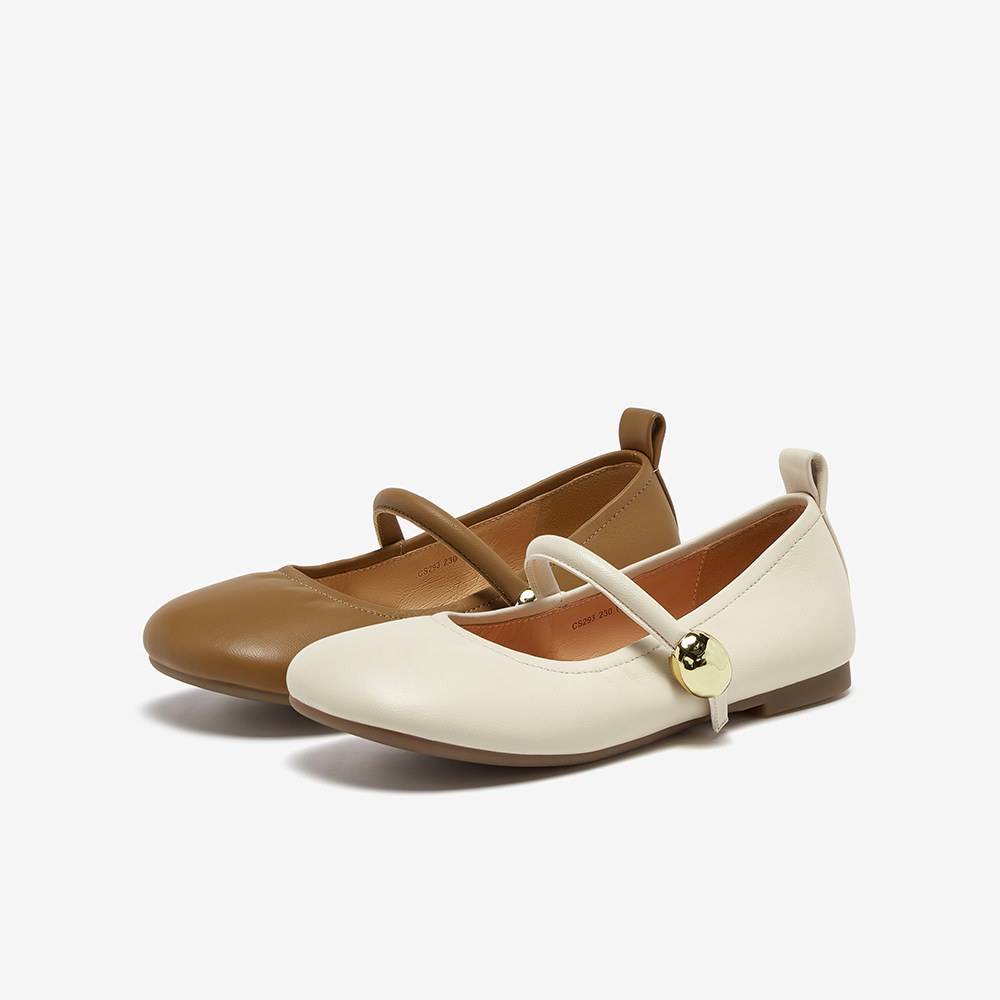 百思图2025秋季商场新款舒适羊皮玛丽珍鞋低跟女船鞋单鞋CS293CQ5,淘宝优惠券,粉丝福利购,淘宝优惠卷