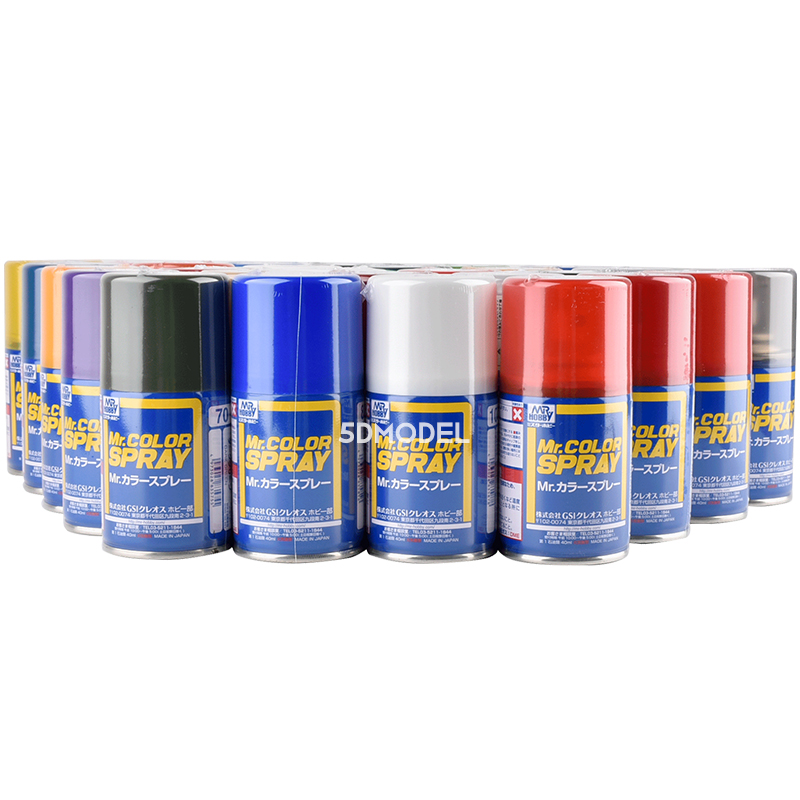 5D模郡士MR.COLOR SPRAY油性模型漆喷罐/手喷漆(100ml) S97-SJ02 - 图3